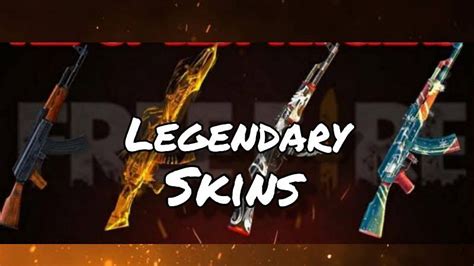 Best Legendary Gun Skins In Free Fire As Of May