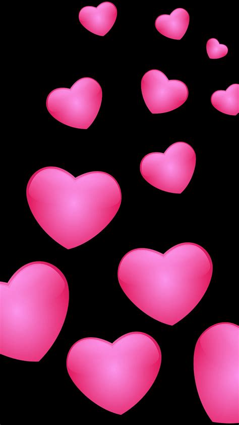 Pink Heart Pink Colour Heart HD Phone Wallpaper Pxfuel