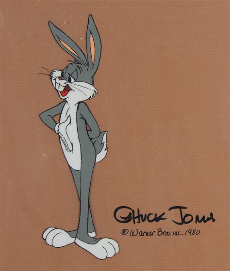 Chuck Jones Signed Production Cel of Bugs Bunny | RR Auction