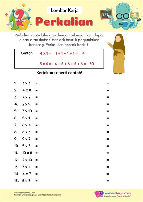 Lembar Kerja Matematika Archives LembarKerja Lembar Kerja