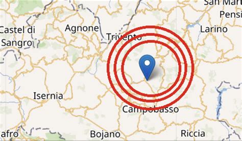 Scossa Di Terremoto In Molise Nella Notte Scuole Chiuse In Via