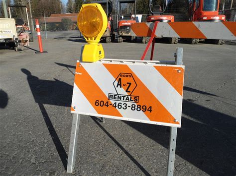 Road Signs And Traffic Control Bobs A To Z Rentals