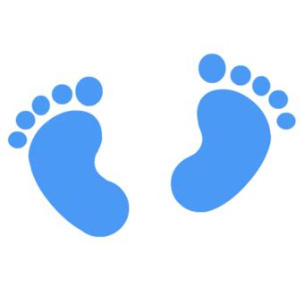 Baby Footprint Clipart - Cliparts.co