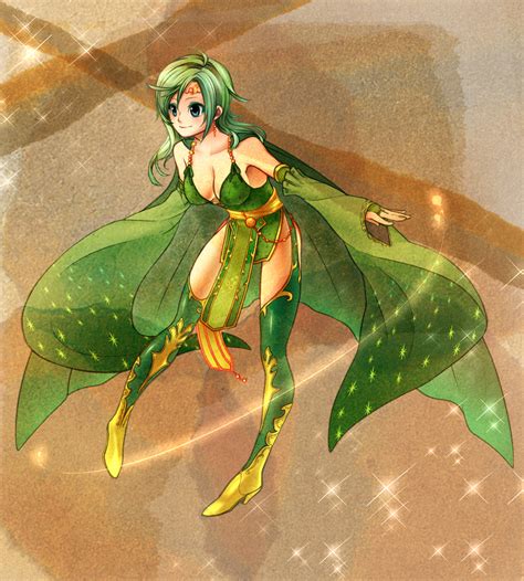 Rydia Final Fantasy And 1 More Drawn By Rkp Danbooru