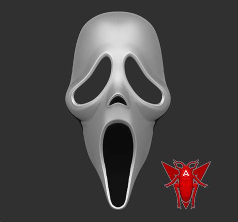 STL file GHOSTFACE / SCREAM MASK 🎃 (OBJ)・Template to download and 3D ...