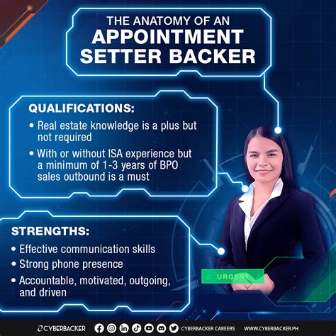 Urgent Appointment Setter Backer Hiring Cyberbacker Careers