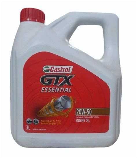 L Castrol Gtx Essential W Bullet Engine Oil At Rs Can