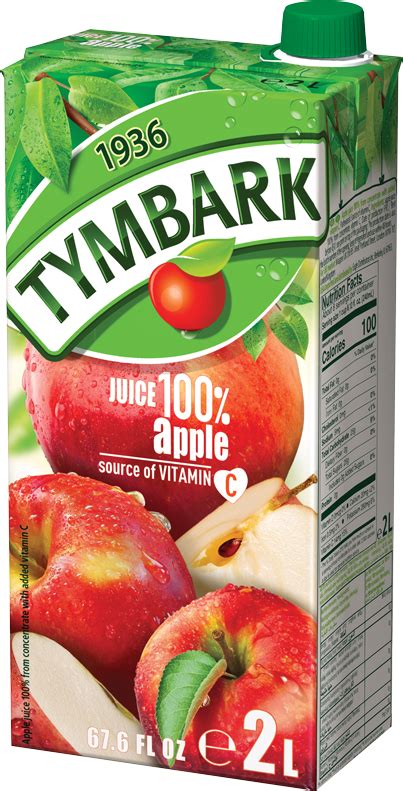 TYMBARK SOK 100 JABLKO 2L 6ST Super Food BV