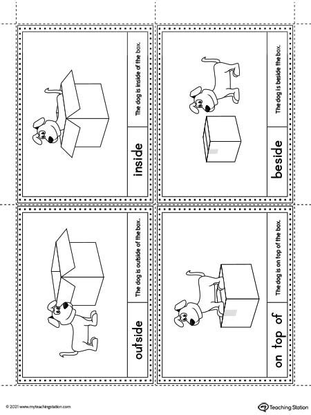 Kindergarten Position And Direction Printable Worksheets