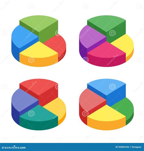 Gr Fico De Sectores En Fondo Aislado Sistema Del Carb N De Le A