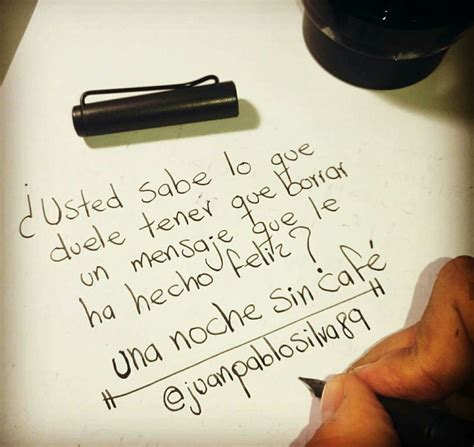 Una noche sin café Noche sin cafe Citas frases Citas