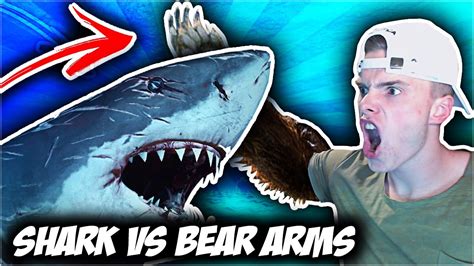 Fighting A Shark With Bear Arms Youtube