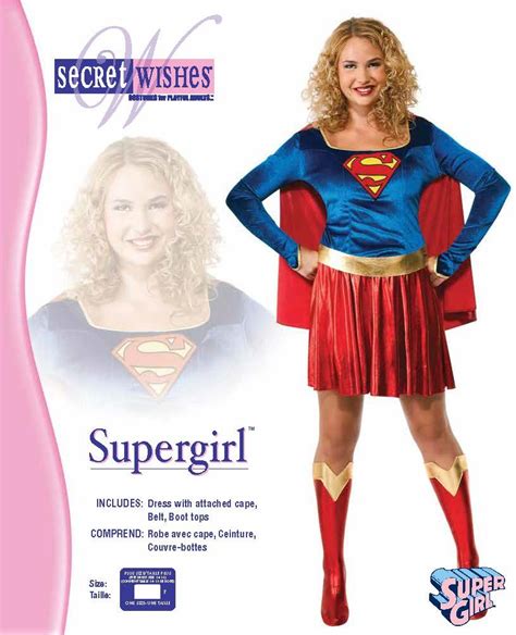 Rubie’s Official Supergirl Adult one piece Adult Costume Plus size – TopToy