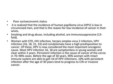 Cervical Intraepithelial Neoplasia Carcinoma Of Cervix Ppt