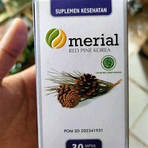 Merial Fish Oil Minyak Ikan Dengan Ekstrak Pinus Merah Red Pine Korea