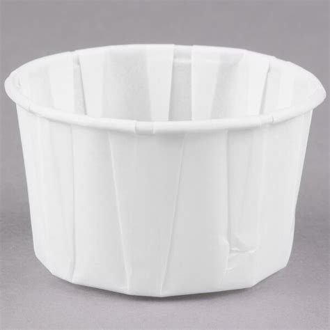 Solo Oz White Paper Souffle Portion Cup Pack