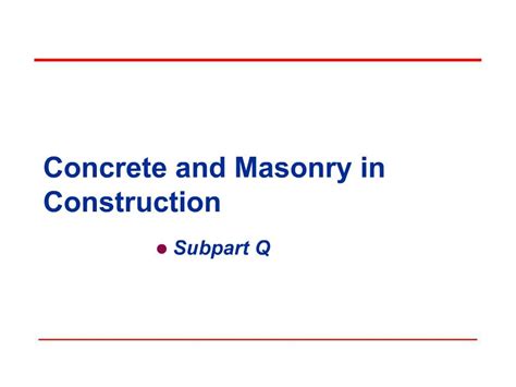 Ppt Concrete And Masonry In Construction Powerpoint Presentation