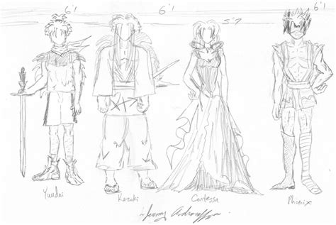 Character Height Chart By Tsukinoryu On Deviantart