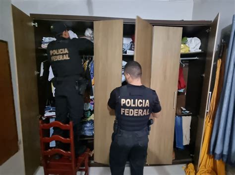 Em Guaraí PF cumpre mandado de busca e apreensão na casa do suspeito