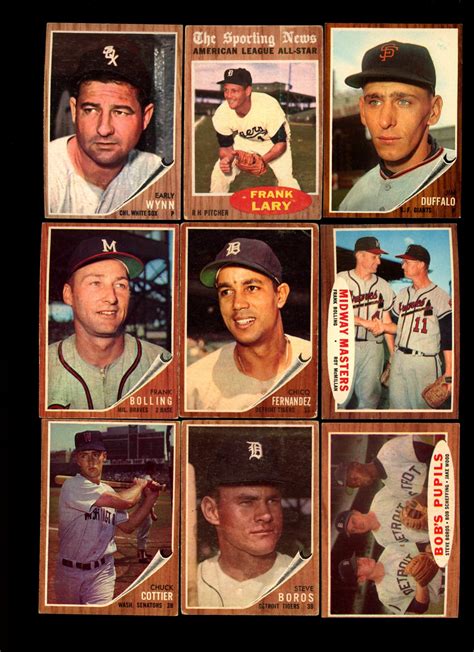 1961 TOPPS BASEBALL CARD LOT 60138 Auctionninja