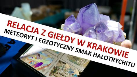 Relacja Z Gie Dy Minera W W Krakowie Mineral Show Sale In Krak W