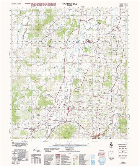 Buy 9442 3 Harrisville 150k Topographic Map