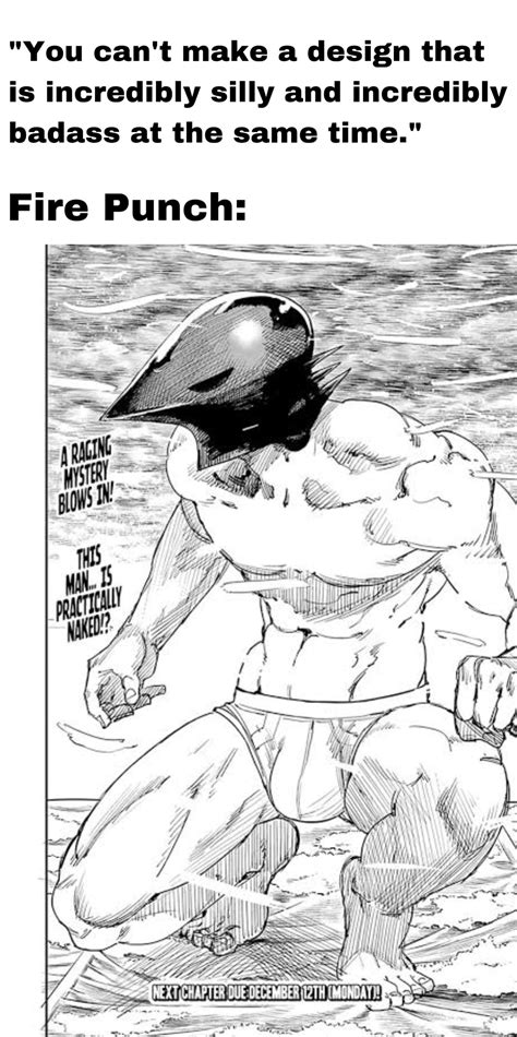 I like his helmet. : r/FirePunch