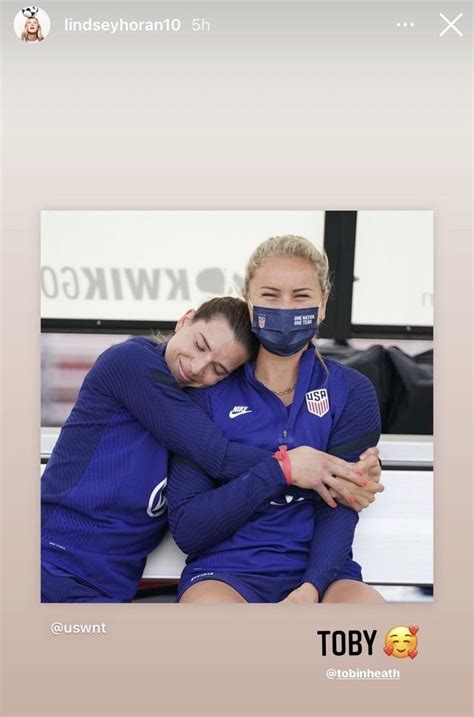 Lindsey Horan Tobin Heath May 2021 Uswnt Tobin Heath Heath