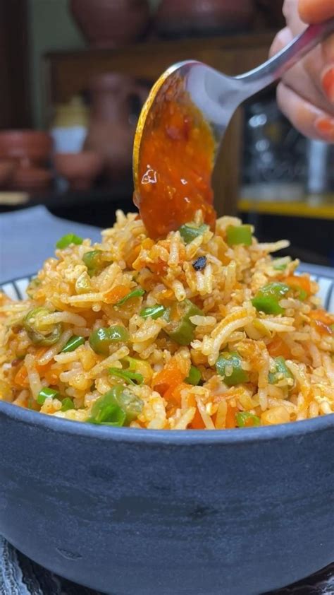 Schezwan Fried Rice Recipe