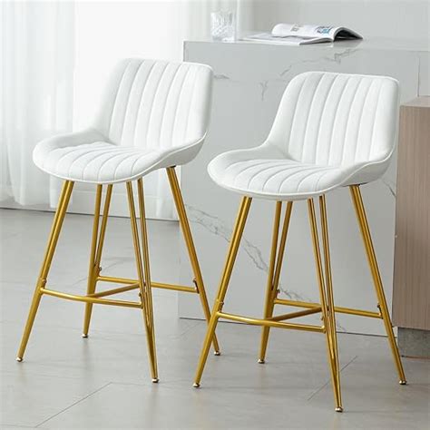 Wahson Breakfast Bar Stools Set Of 2 Velvet Kitchen Counter Stools With