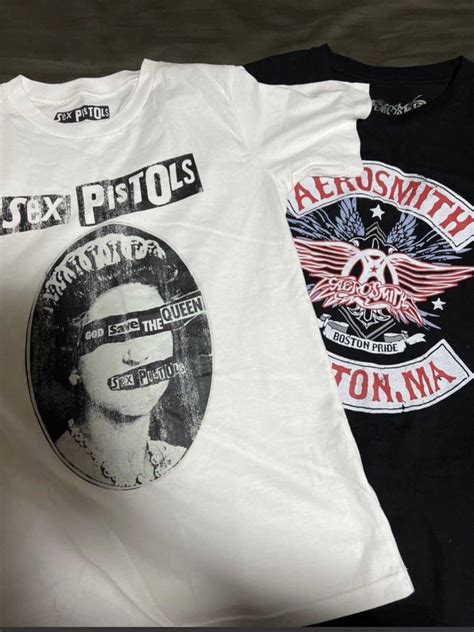 Yahoo オークション SEX PISTOLS Aerosmith Tシャツ