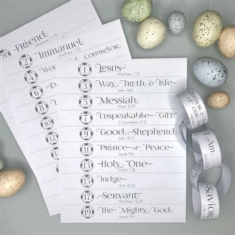 Names Of Jesus Printable