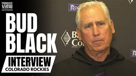 Bud Black Talks Brendan Rodgers Potential Greatness Yanquiel Fernandez