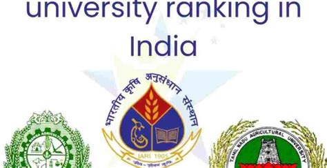 Agriculture university ranking in India new hot list 2 | Agriedu4u