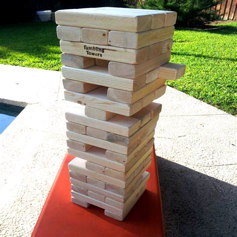 Tumbling Towers Jumbo Tumbling Tower Game Wooden Tumbling Blocks