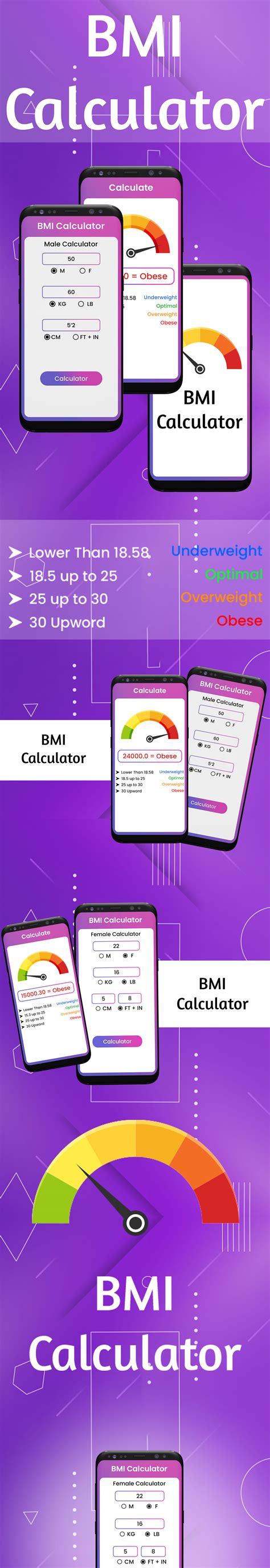 BMI Calculator Android App Source Code By Elveeinfotech Codester