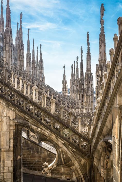 Premium Photo | Milan cathedral or duomo di milano italy scenery of ...