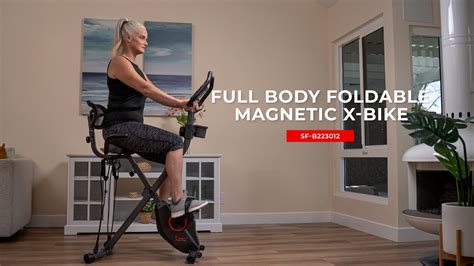 Full Body Foldable Magnetic X Bike Sf B223012 Youtube