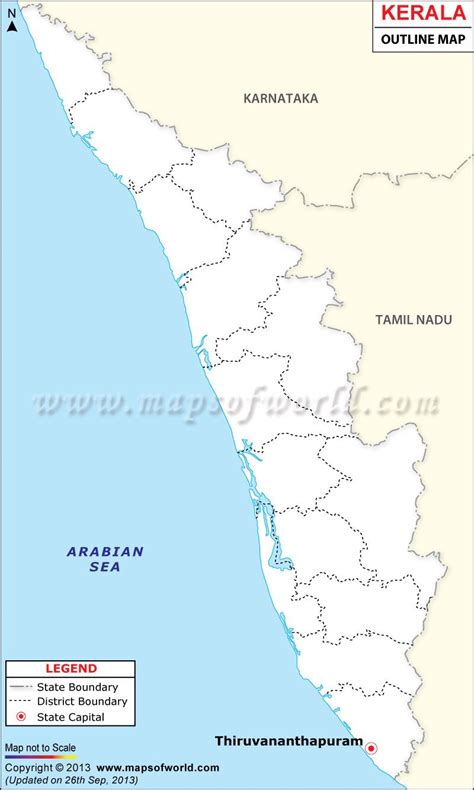 Road Map Of Kerala District Wise Maps Kerala State Disaster Management Authority The State