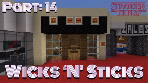 How To Build Starcourt Mall In Minecraft Part 14 Wicks N Sticks