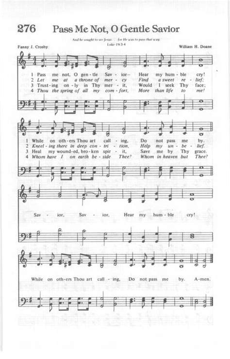 Yes Lord Church Of God In Christ Hymnal 276 Pass Me Not O Gentle Savior