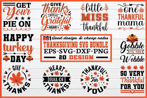 Thanksgiving Svg Bundle Bundle Creative Fabrica