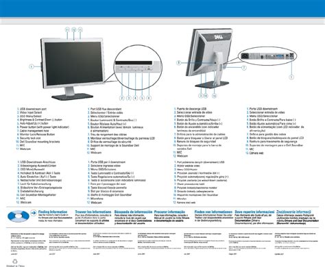 Dell Sp2008wfp Monitor Setup Diagram User Manual Guide En Us