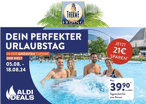 Therme Erding Zwei Tagestickets F R Statt Bei Aldi Deals