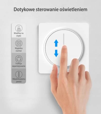 Ścienny Ściemniacz Dotykowy Zigbee Seria Kt Tuya