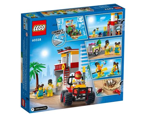 Lego Set 60328 1 Beach Lifeguard Station 2022 City Coast Guard Rebrickable Build With Lego