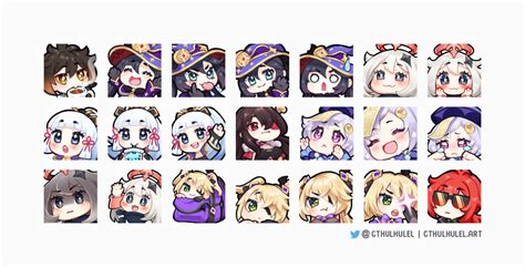 Stacie🐙 On Twitter Genshin Impact Emotes