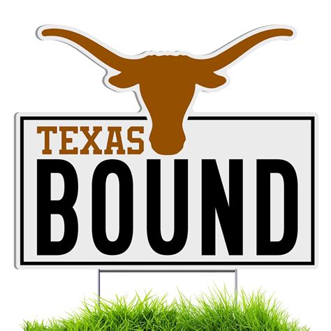 University Of Texas Bound Yard Sign University Co Op