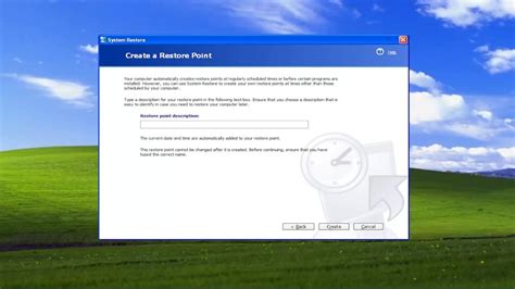 How To Create A Windows Xp System Restore Point [tutorial] Youtube