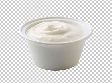 Premium PSD Sour Cream In Bowl